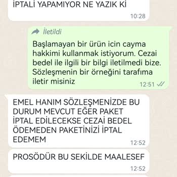 Sandra Güzellik Merkezi Sözleşme İptali