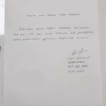 Halkbank Değişken Faizli Kredi