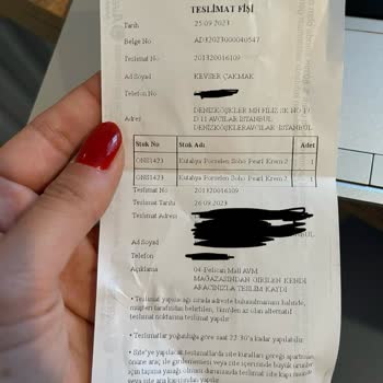 Kütahya Porselen Kusurlu Ürünler Gönderildi.