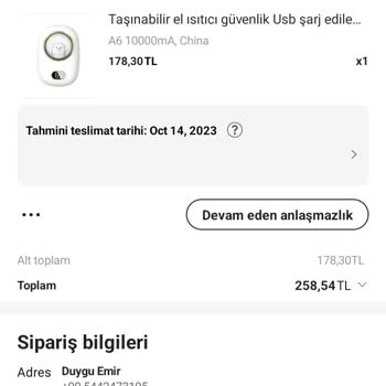 PTT Kargo Yanlış Adrese Bırakılan Ürün