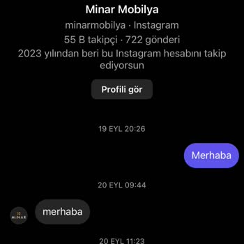 Teşekkürler Minar Mobilya! Muazzam Bir Tiyatrocu Instagram Admini!