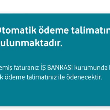 İş Bankası Ft Otomatik Ödemede Fakat Ödenmiyor