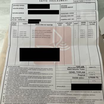 Kelebek Mobilya Ürün Teslimatı Yapılmaması