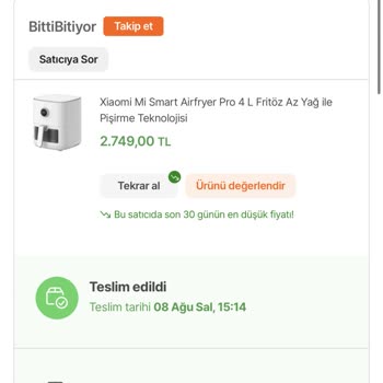 Genpa Xiaomi Airfryer Pro 4LT