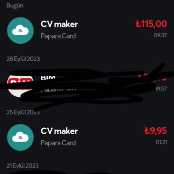 Cvmaker.com.tr İzinsiz Para Çekimi