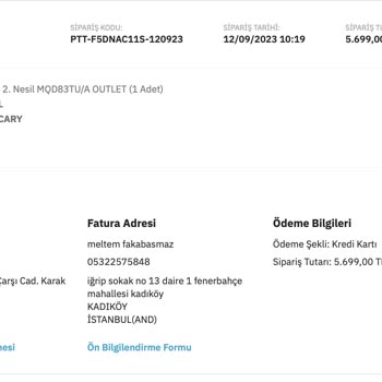 Epttavm İade Sorunu