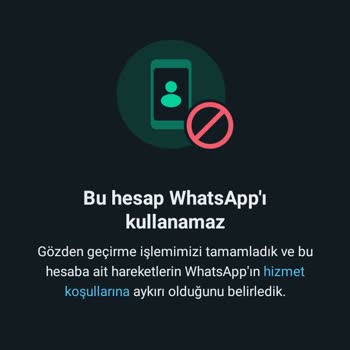 WhatsApp Hesabım Yasaklandı