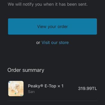 Peaky Flavio Ürünü Kargolamıyor, Sorulara Cevap Vermiyor