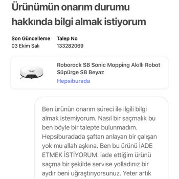 Hepsiburada İade Sorunu Yaşıyorum