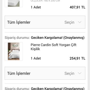 Pierre Cardin Home Pierre Cardin Ürünleri Kargolamıyor