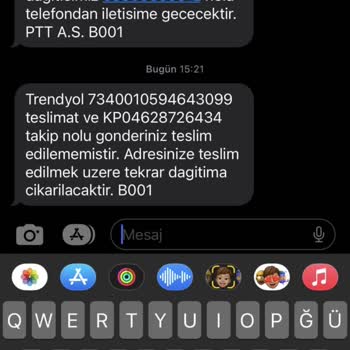PTT Kargo Teslim Edilememe, Evde Yoktur Diye Mesaj Geldi Evde Olmama Rağmen