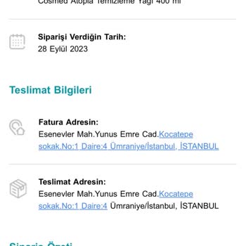 Watsons Tek Gün Tek Fiyat Siparişim İptal Oldu!
