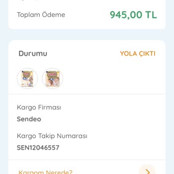 ebebek Satın Aldığım Ürünlerim Gelmedi.