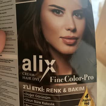 Alix Saç Boyası Boya Karışmıyor Pütür Pütür Kalıyor