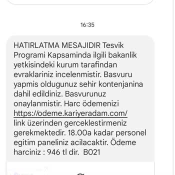 Teşvik Programı Asılsız İş Başvuru İlanı