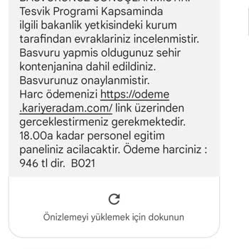 Teşvik Programı Asılsız İş Başvuru İlanı