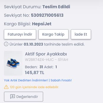 LC Waikiki Yanlış Ürün Gönderimi