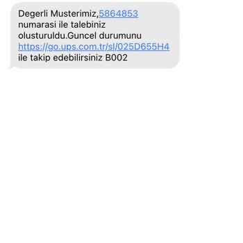 UPS Türkiye Kargoyu Gelip Alan Olmadı