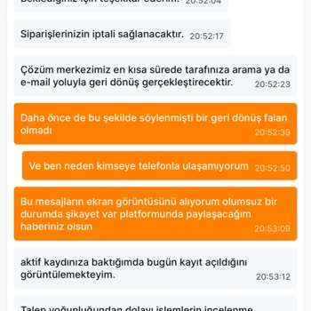 Migros Yemek Siparişin İptaline Rağmen Teslim Edildi Görünmesi