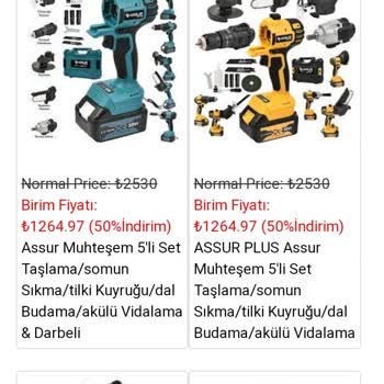 Assur Matkap 5 Başlıklı