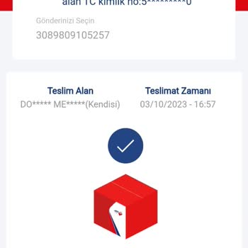 Aras Kargo Teslim Gözüken Kargo Elime Ulaşmadı