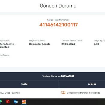 Sürat Kargo Kargomun Zamanında Teslim Edilmemesi
