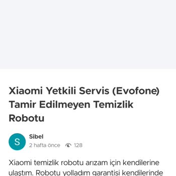Xiaomi Yetkili Servis (Evofone) Arızalı Ürüne Sağlam Diyor
