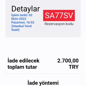 THY Bilet İptal Ücreti