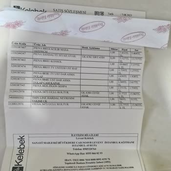 Bir Türlü Kelebek Mobilya'dan Gelmeyen Eşyalar