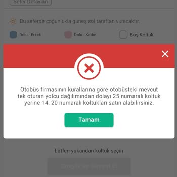 Ben Turizm Kadın Olduğum İçin Bomboş Koltuğu Aldırmadı