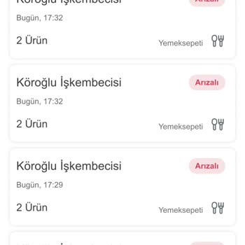 Yemeksepeti Sipariş Alınmadı Para Çekildi Hem De Birkaç Defa.