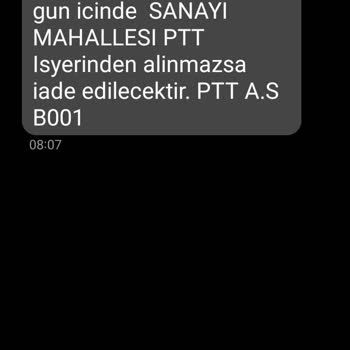 PTT Kargo Kargom Yok Nerede Kimde Bilmiyorum