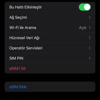 Turkcell Açılmayan E-sim Sorunu