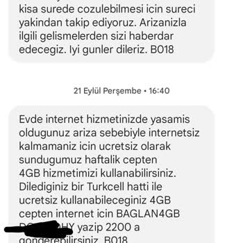 Turkcell Superonline 2 Aydır İnternetsizim Maddi Manevi Zarar Verdiler