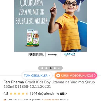 Dermovitta Trendyol Satıcısının Gönderdiği Şurup Bozuk