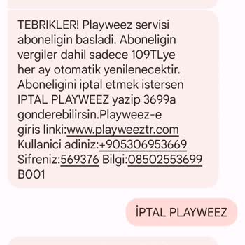 Haksız Playweez Aboneliği ve Ücret İadesi