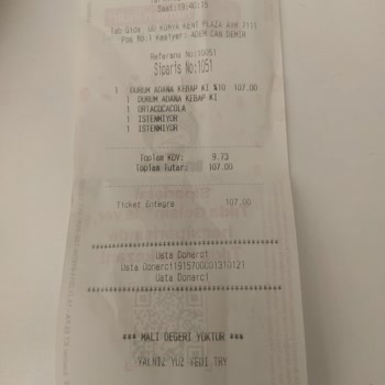 Usta Dönerci Geç Sipariş Ve Yanlış Yemek