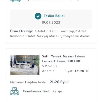 Vivense Aldığım Ürün 1 Ay Sonra Gönderilmeyip İptal Edildi