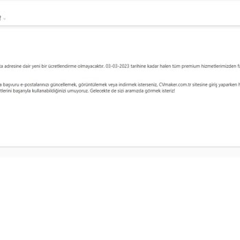 Cvmaker.com.tr Fazla Ücret Tahsili