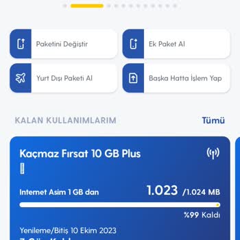 Turkcell Habersiz Tanımlaman İnternet Aşımı 1 GB