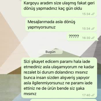 Oyku Wear Ürün Para İadesi Yatmadı