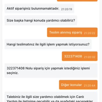 Migros Yemek Teslim Edilmeyen Sipariş