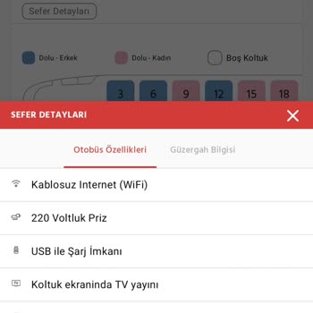 Obilet Otobüs Özellikleri Uyuşmuyor