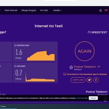 TÜRKSAT Kablo Net İnternet Yavaşlığının Çözülememesi