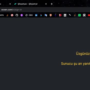 Exxen Sunucu Erişim Hatası