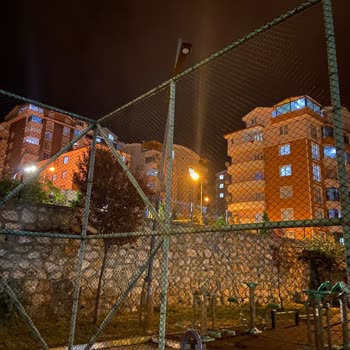 Tokat Belediyesi Voleybol Sahasının Aydınlatma Lambası