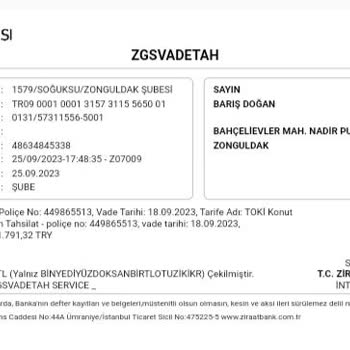 Ziraat Bankası Benden İzinsiz Çekilen Ücret