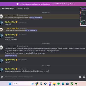 Milasmt2.com Milas Metin2 PVP Sunucusu: Çekim Talebim İptal Edildi, Paramı Geri Alamadım
