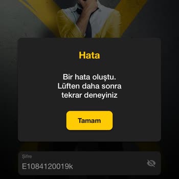 Exxen Giriş Yapamıyorum. Sürekli Hata Veriyor.