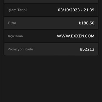 Exxen Üyelik Aldığım Halde Abonelik Hatası Veriyor